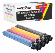 Compatible Pack x4 Ricoh IMC4500 / IMC5500 / IMC6000 Cartuchos de Toner