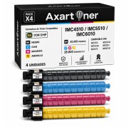 Compatible Pack x4 Ricoh IMC4510 / IMC4510A / IMC5510 / IMC5510A / IMC6010 / IMC6010A Cartuchos de Toner
