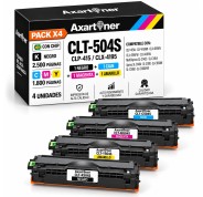 Compatible Pack x4 Samsung CLP-415 CLP-415N CLP-415NW CLX-4195 CLX-4195FN CLX-4195FW CLX-4195N Xpress C1810W C1860 C1860FW Cartuchos de Toner CLT-P504C / SU400A