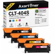 Compatible Pack x4 Samsung CLT-K404S CLT-C404S CLT-M404S CLT-Y404S Cartuchos de Toner para para Xpress C430 C430W C480 C480FN C480FW C480W C483W