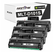 Compatible Pack x4 Samsung ML-2160 / SCX-3405 Negro Cartucho de Toner MLT-D101S