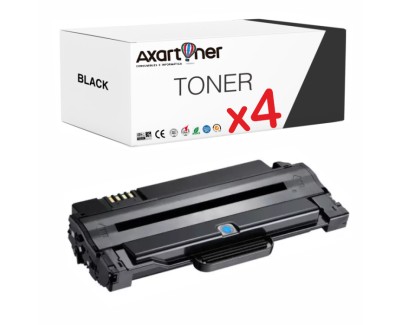 Compatible Pack x4 Samsung ML1910 / SCX4623 Negro Cartucho de Toner MLT-D1052L / SU758A