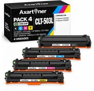 Compatible Pack x4 Samsung ProXpress C3010ND / C3060FR Cartuchos de Toner CLT-503L CLT-K503L CLT-C503L CLT-M503L CLT-Y503L
