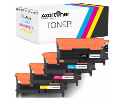 Compatible Pack x4 Samsung Xpress C430 / C480 Cartuchos de Toner CLT-P404 C / ELS