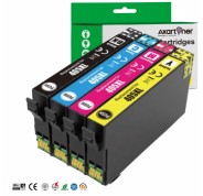 Compatible Pack x4 Tinta Epson 405XL para WorkForce Pro WF3820, 3825, 3830, 4820, 4825, 4830, 7830, 7835, 7840