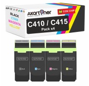 Compatible Pack x4 Xerox C410 / VersaLink C415 Cartuchos de Toner