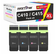 Compatible Pack x4 Xerox C410 / VersaLink C415 XL Cartuchos de Toner