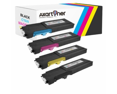 Compatible Pack x4 Xerox WorkCentre 6655 Cartuchos de Toner