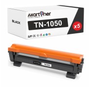 Compatible Pack x5 Brother TN1050 Negro Cartuchos de Toner para Brother HL-1110 HL-1112 HL-1212 HL-1210 DCP-1510 DCP-1610 DCP-1612 DCP-1512 MFC-1810 MFC-1910