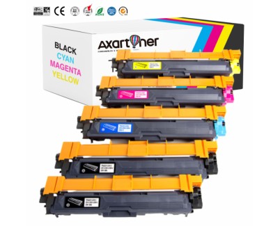 Compatible Pack x5 Brother TN241 / TN245 Cartuchos de Toner