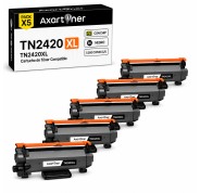 Compatible Pack x5 Brother TN2420 XL Negro - CON CHIP - Cartucho de Toner TN-2420 (ALTA CAPACIDAD / JUMBO) para Brother HL-L2310D HL-L2350DN HL-L2530DW HL-L2370DN HL-L2375DW DCP-L2510D MFC-L2710DN MFC-L2730DW MFC-L2750DW