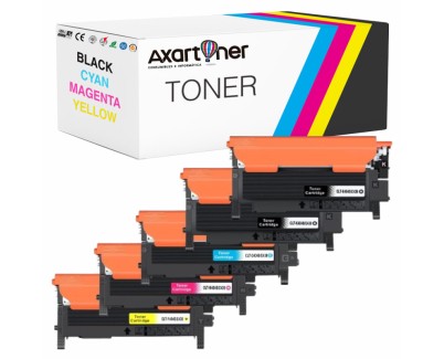 Compatible Pack x5 Samsung Xpress C430 / C480 Cartuchos de Toner CLT-P404 C / ELS