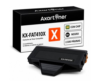 Compatible Panasonic KX-FAT410X Negro Cartucho de Toner para KX MB1500 / KX MB1520 / KX MB1530