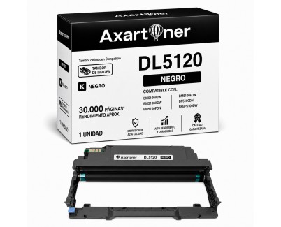 Compatible Pantum DL5120 Negro Tambor de Imagen (Drum) para Pantum BP5100DN, BP5100DW, BM5100ADN, BM5100ADW, BM5100FDN, BM5100FDW