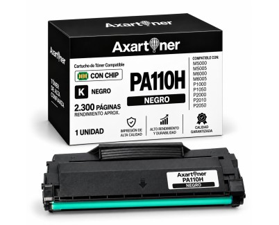 Compatible Pantum PA110H / PA-110H Negro Cartucho de Toner para Pantum M5000 / M5005 / M5100 / M5200 / M5250 / M6000 / M6005 / P1000 / P1050 / P2000 / P2010 / P2040 / P2050 / P2060 / P2080