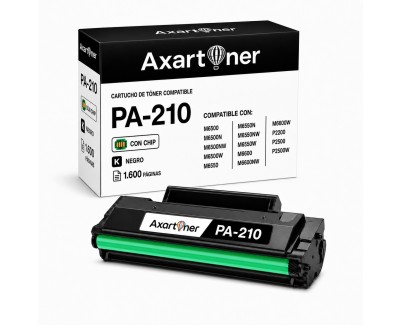 Compatible Pantum PA210 Negro Cartucho de Toner para Pantum P2200, P2500, M6500, M6550, M6600