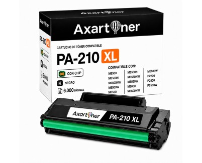 Compatible Pantum PA210 XL Negro Cartucho de Toner para Pantum P2200, P2500, M6500, M6550, M6600