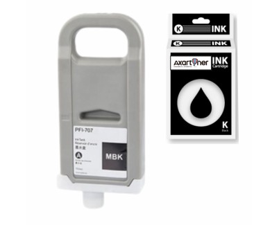 Compatible PFI707 / PFI-707MBK Negro Mate Cartucho de Tinta Pigmentada para imagePROGRAF IPF 830, IPF 840, IPF 850