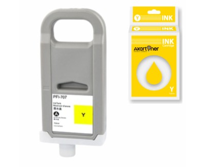 Compatible PFI707 / PFI-707Y Amarillo Cartucho de Tinta Pigmentada para imagePROGRAF IPF 830, IPF 840, IPF 850