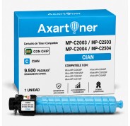 Compatible Ricoh Aficio MP-C2003 / MP-C2004 / MP-C2011 / MP-C2503 / MP-C2504 Cyan Cartucho de Toner 841928 / 841921 / 841931
