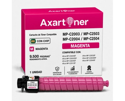 Compatible Ricoh Aficio MP-C2003 / MP-C2004 / MP-C2011 / MP-C2503 / MP-C2504 Magenta Cartucho de Toner 841927 / 841920