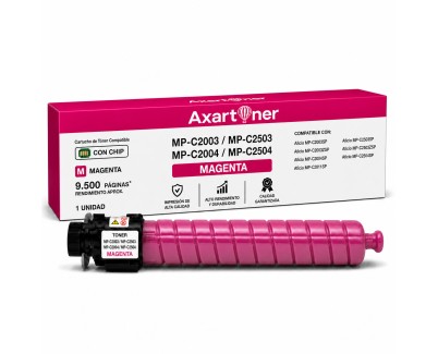 Compatible Ricoh Aficio MP-C2003 / MP-C2004 / MP-C2011 / MP-C2503 / MP-C2504 Magenta Cartucho de Toner 841927 / 841920