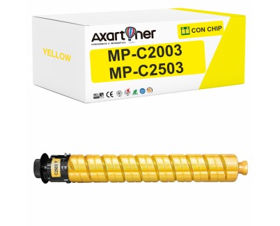 Compatible Ricoh Aficio MP-C2003 / MP-C2011 / MP-C2503 Amarillo Cartucho de Toner 841926 MPC2503 / MPC2003 / MPC2011