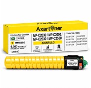 Compatible Ricoh Aficio MP-C2030 / MP-C2050 / MP-C2530 / MP-C2550 Amarillo Cartucho de Toner 842058 / 841199