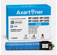 Compatible Ricoh Aficio MP-C2030 / MP-C2050 / MP-C2530 / MP-C2550 Cyan Cartucho de Toner 842060 / 841197