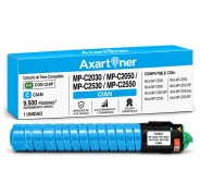 Compatible Ricoh Aficio MP-C2030 / MP-C2050 / MP-C2530 / MP-C2550 Cyan Cartucho de Toner 842060 / 841197