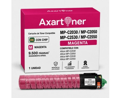 Compatible Ricoh Aficio MP-C2030 / MP-C2050 / MP-C2530 / MP-C2550 Magenta Cartucho de Toner 842059 / 841198