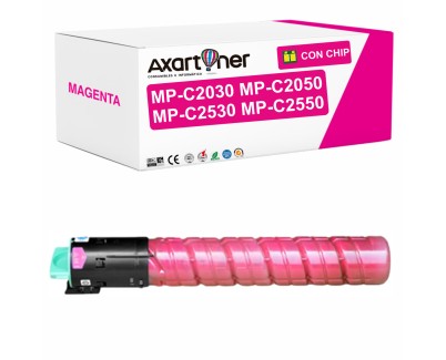 Compatible Ricoh Aficio MP-C2030 / MP-C2050 / MP-C2530 / MP-C2550 Magenta Cartucho de Toner 842059 / 841198