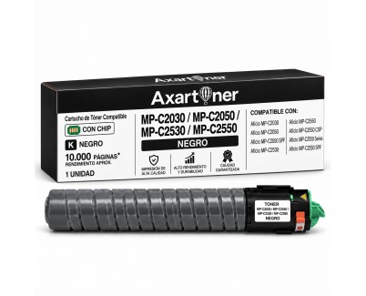 Compatible Ricoh Aficio MP-C2030 / MP-C2050 / MP-C2530 / MP-C2550 Negro Cartucho de Toner 842057 / 841196