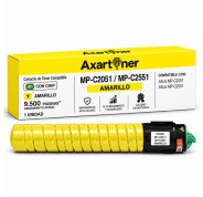 Compatible Ricoh Aficio MP-C2051 / MP-C2551 Amarillo Cartucho de Toner 842062 / 841507 MPC2051, MPC2551