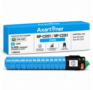 Compatible Ricoh Aficio MP-C2051 / MP-C2551 Cyan Cartucho de Toner 842064 / 841505 MPC2051, MPC2551