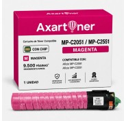 Compatible Ricoh Aficio MP-C2051 / MP-C2551 Magenta Cartucho de Toner 842063 / 841506 MPC2051, MPC2551