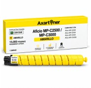 Compatible Ricoh Aficio MP-C2500 / MP-C3000 Amarillo Cartucho de Toner 888641 / 888637 MPC2500, MPC3000
