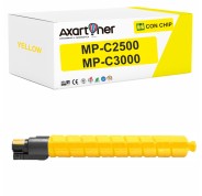 Compatible Ricoh Aficio MP-C2500 / MP-C3000 Amarillo Cartucho de Toner 888641 / 888637 MPC2500, MPC3000