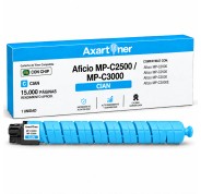 Compatible Ricoh Aficio MP-C2500 / MP-C3000 Cyan Cartucho de Toner 888643 / 888639 MPC2500, MPC3000