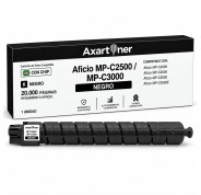 Compatible Ricoh Aficio MP-C2500 / MP-C3000 Negro Cartucho de Toner 888640 / 888636 MPC2500, MPC3000