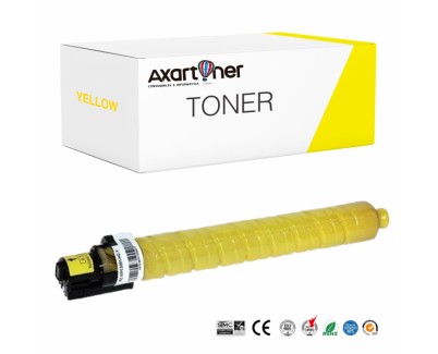 Compatible Ricoh Aficio MP-C2800 / MP-C3300 Amarillo Cartucho de Toner 841125 MPC2800 / MPC3300