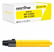 Compatible Ricoh Aficio MP-C2800 / MP-C3300 Amarillo Cartucho de Toner 841125 MPC2800 / MPC3300