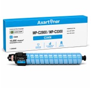 Compatible Ricoh Aficio MP-C2800 / MP-C3300 Cyan Cartucho de Toner 841127 MPC2800 / MPC3300