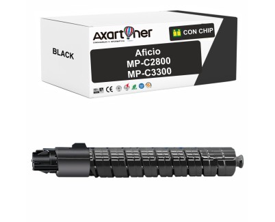 Compatible Ricoh Aficio MP-C2800 / MP-C3300 Negro Cartucho de Toner 841124 MPC2800 / MPC3300