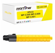 Compatible Ricoh Aficio MP-C300 / MP-C400 / MP-C401 Amarillo Cartucho de Toner 841553 / 841302 MPC300, MPC400, MPC401