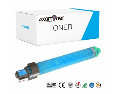 Compatible Ricoh Aficio MP-C300 / MP-C400 / MP-C401 Cyan Cartucho de Toner 841551 / 841300 MPC300, MPC400, MPC401