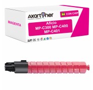 Compatible Ricoh Aficio MP-C300 / MP-C400 / MP-C401 Magenta Cartucho de Toner 841552 / 841301 MPC300, MPC400, MPC401