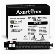 Compatible Ricoh Aficio MP-C300 / MP-C400 / MP-C401 Negro Cartucho de Toner 841550 / 841299 MPC400, MPC300, MPC401
