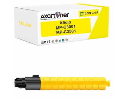 Compatible Ricoh Aficio MP-C3001 / MP-C3501 Amarillo Cartucho de Toner 842044 / 841425 MPC3001, MPC3501