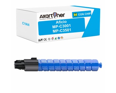 Compatible Ricoh Aficio MP-C3001 / MP-C3501 Cyan Cartucho de Toner 842046 / 841427 MPC3001, MPC3501